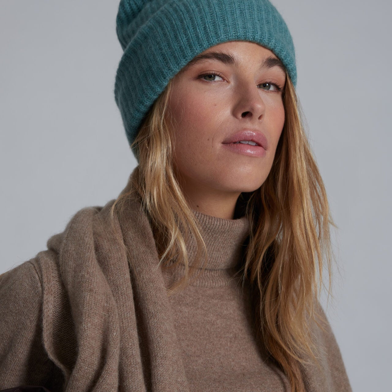 Damen Beanie aus 100% Kaschmir