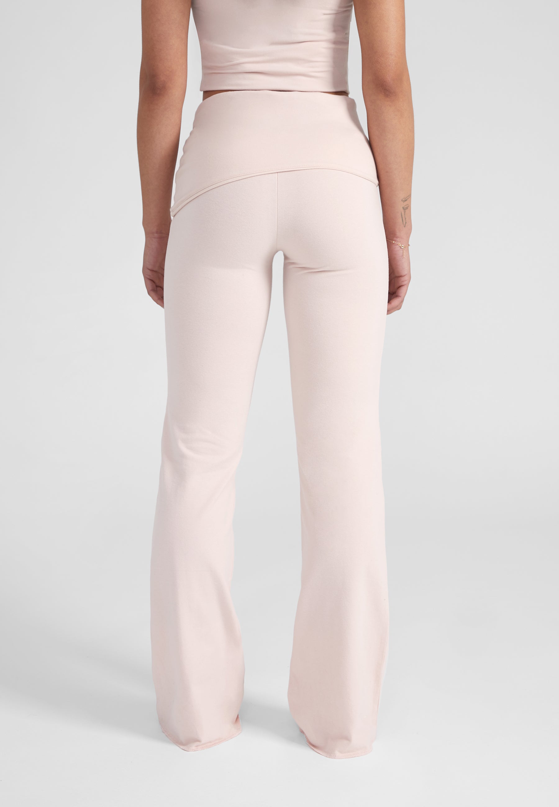 Foldover Pants - baby pink
