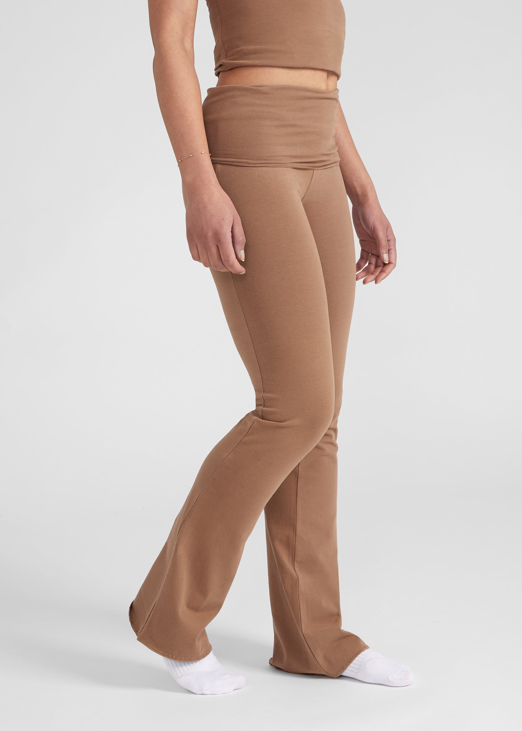 Foldover Pants - wood