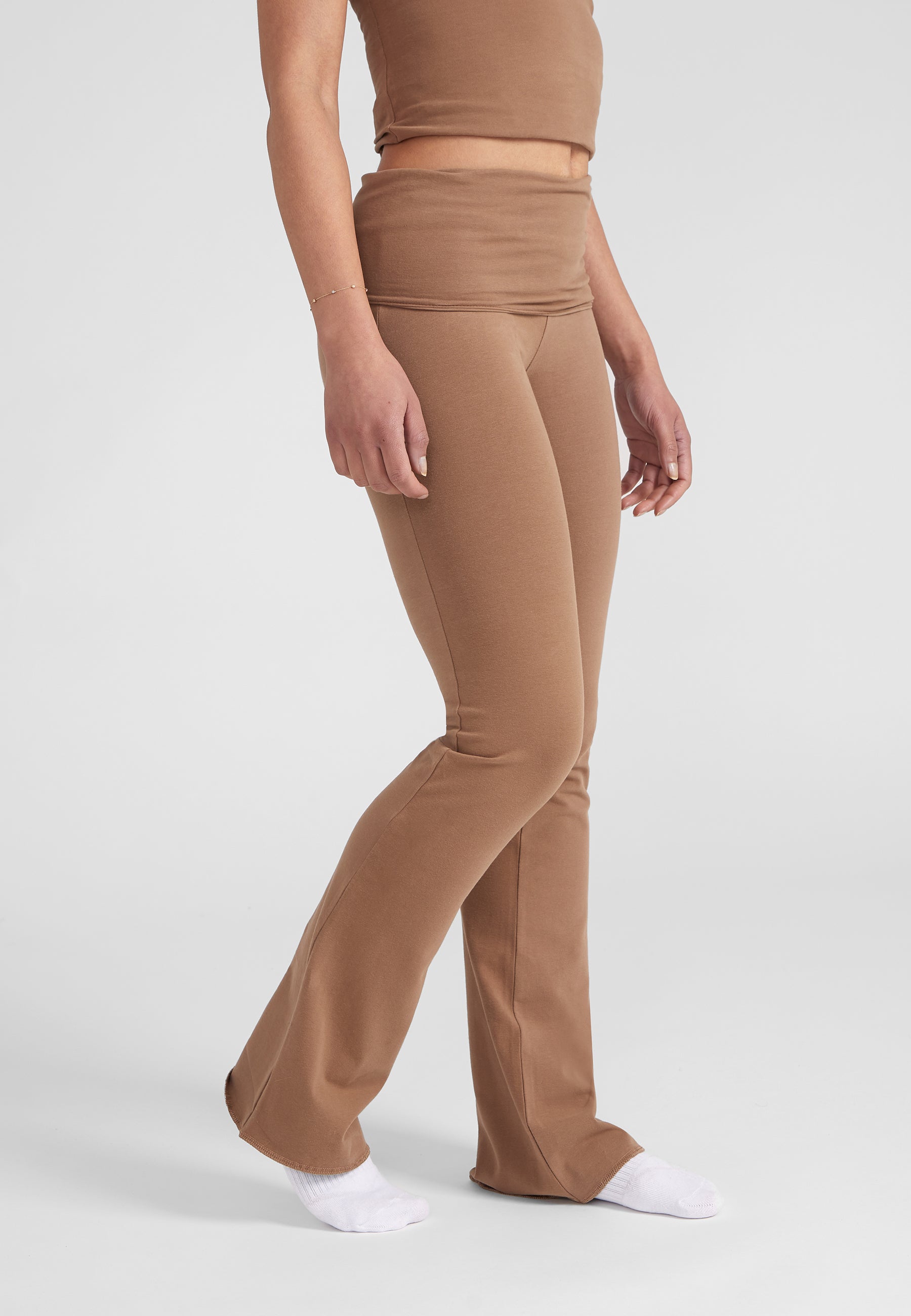 Foldover Pants - wood
