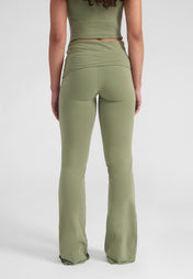 Foldover Pants - olive