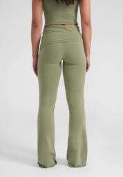Foldover Pants - olive