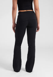 Foldover Pants - black