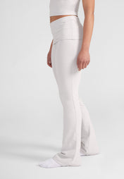 Foldover Pants - light grey melange