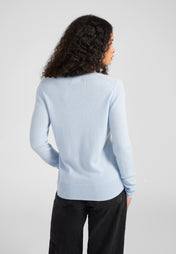 Vneck - pastel blue 