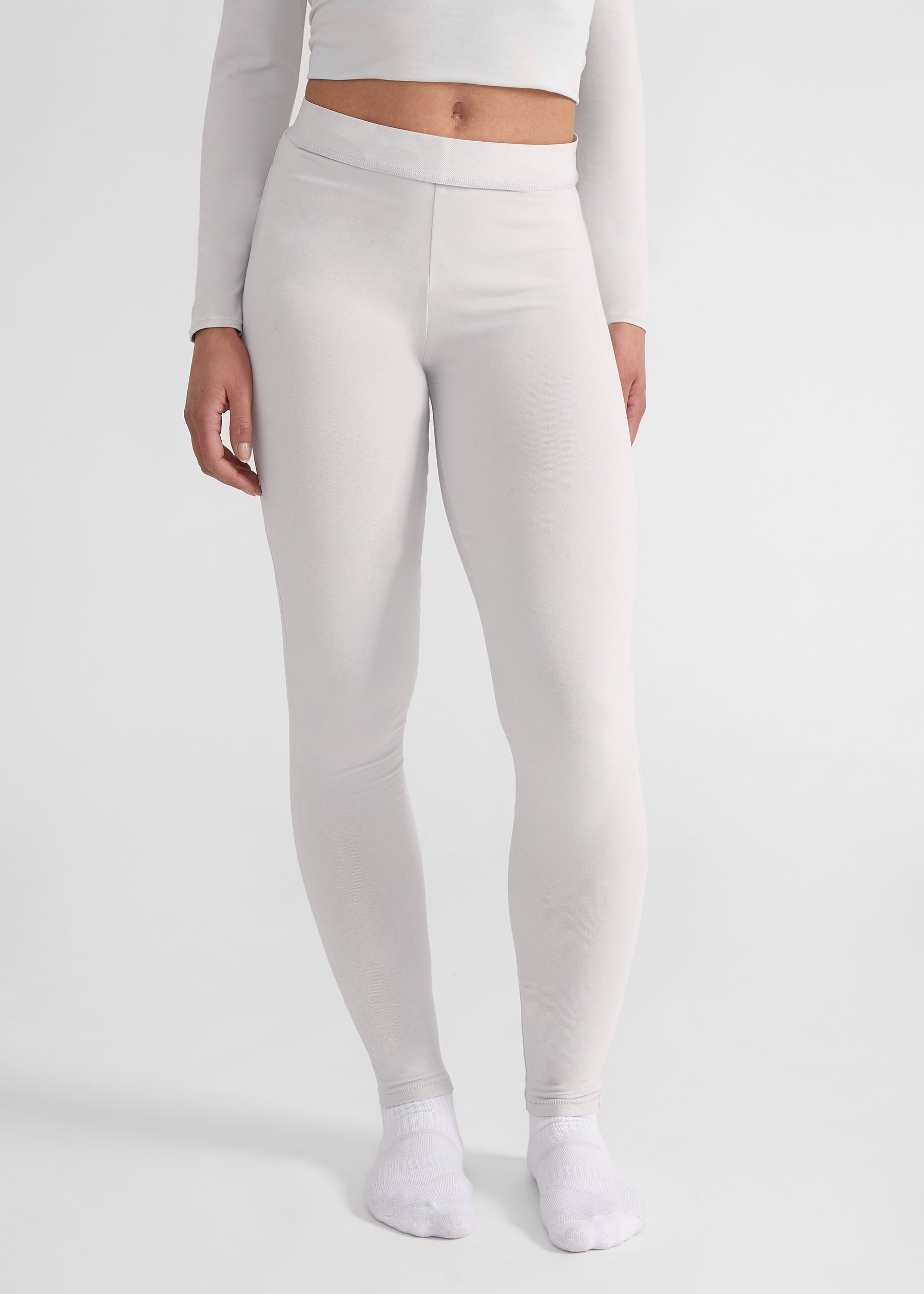 Leggings - light grey melange 