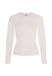 Woman wearing Longsleeve T-Shirt - baby pink