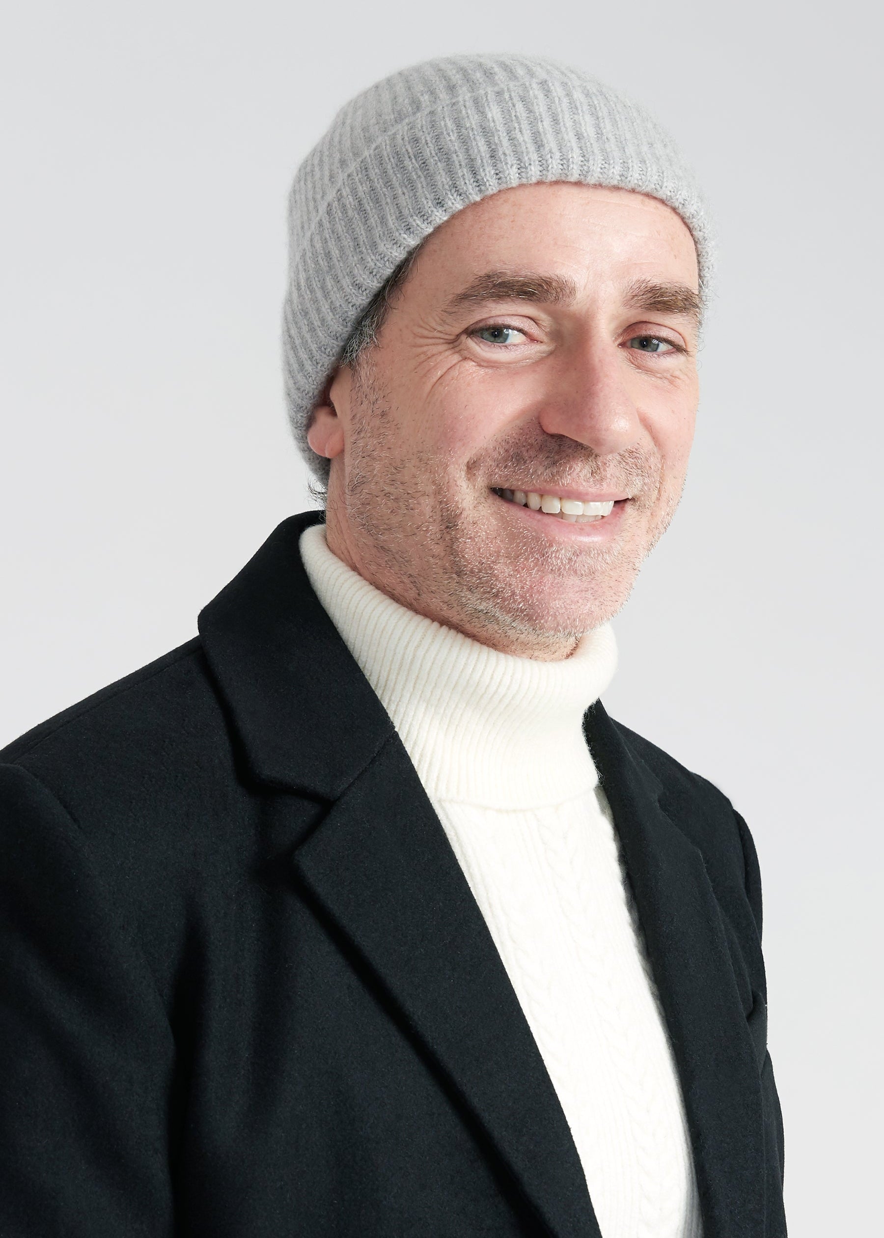 Beanie - light grey melange