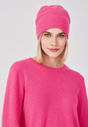 sports beanie - neon pink