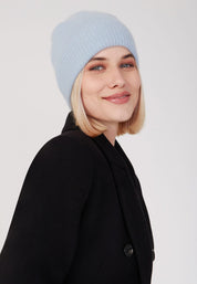 sports beanie - pastel blue
