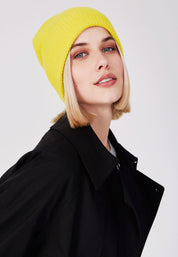 sports beanie - solar yellow