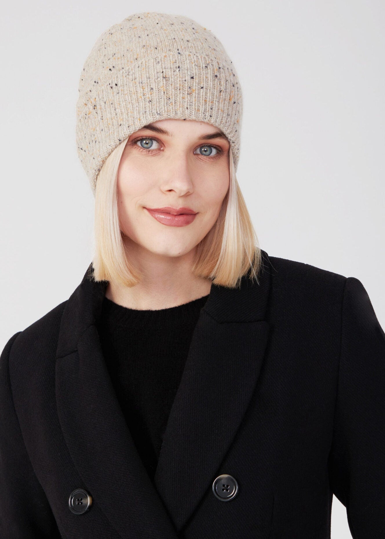 sports beanie - taupe melange