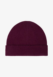 sports beanie - plum