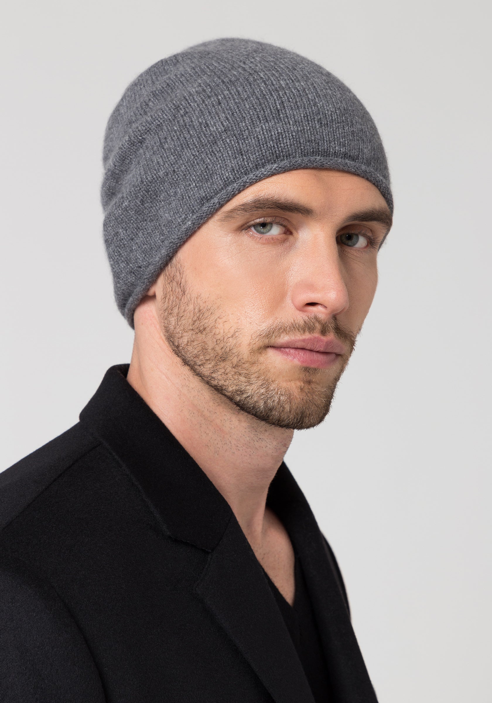 beanie - grey melange