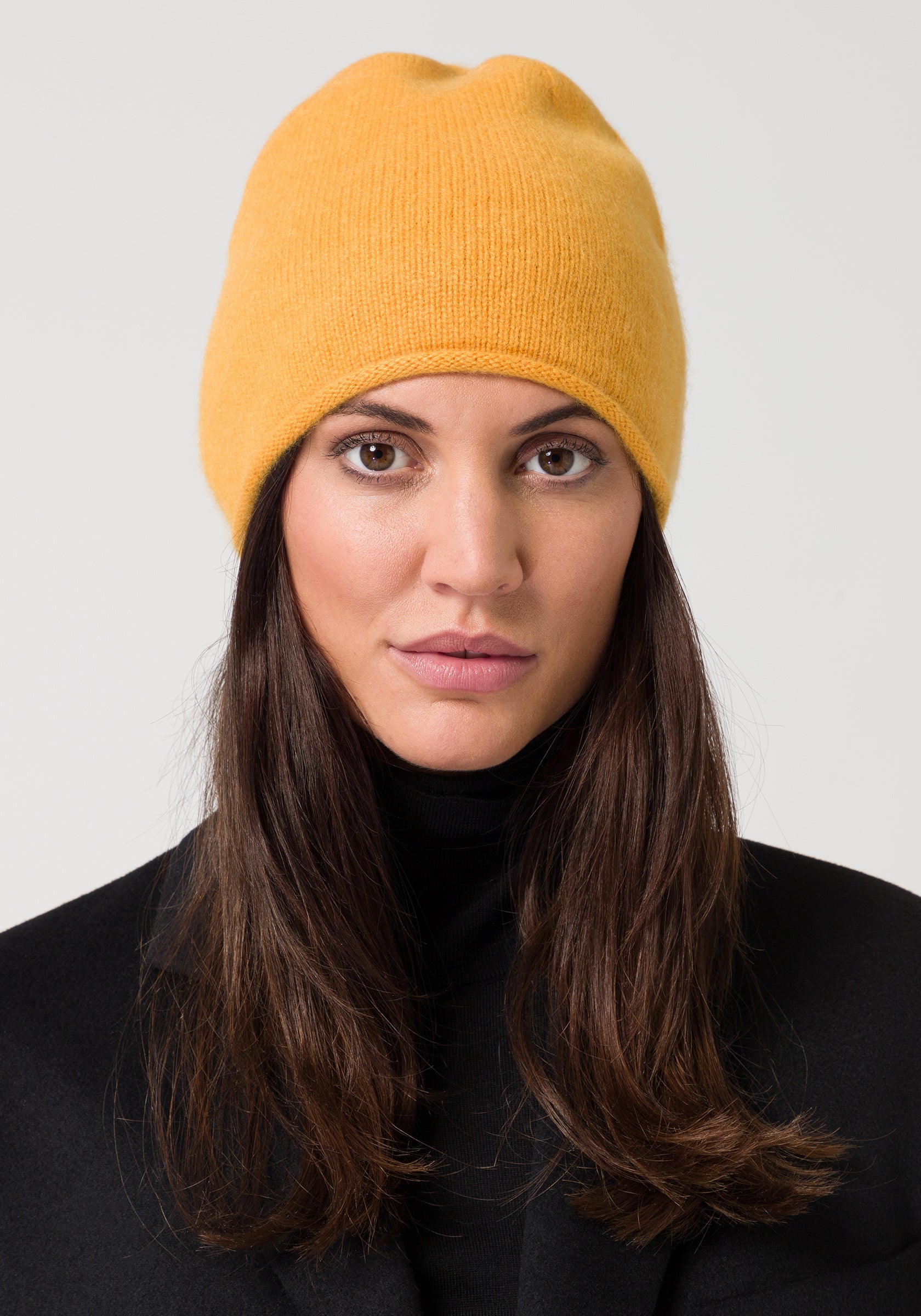 beanie - mustard