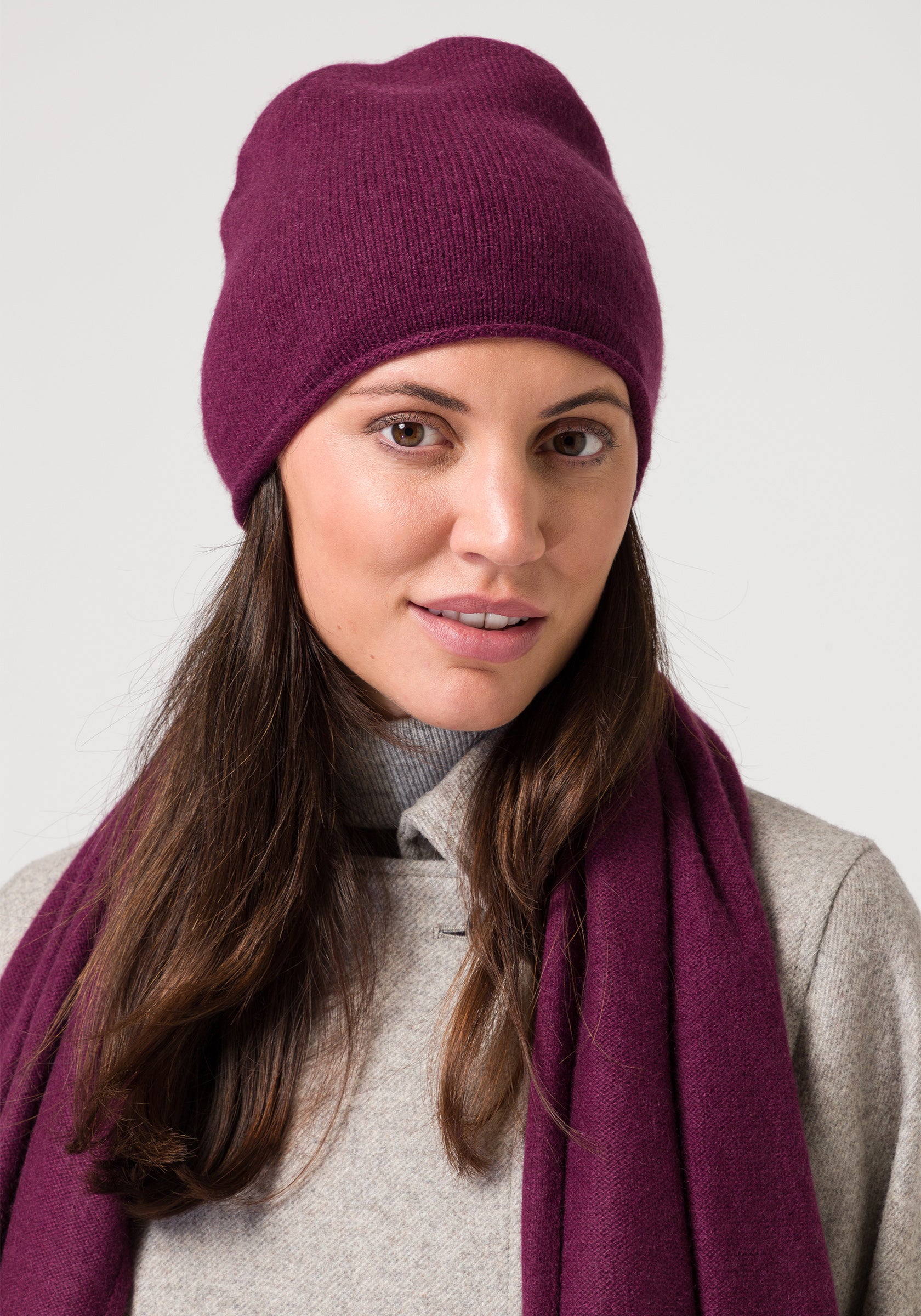 beanie - plum