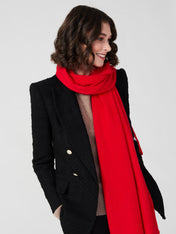 scarf - crimson