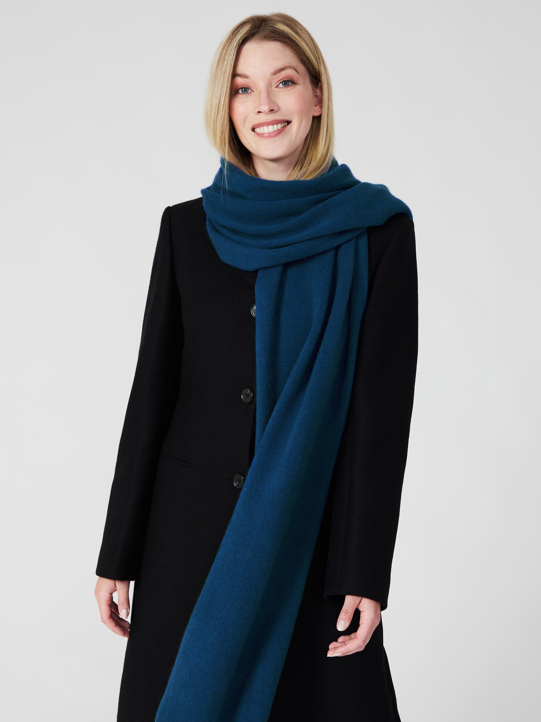 scarf - dark slate blue