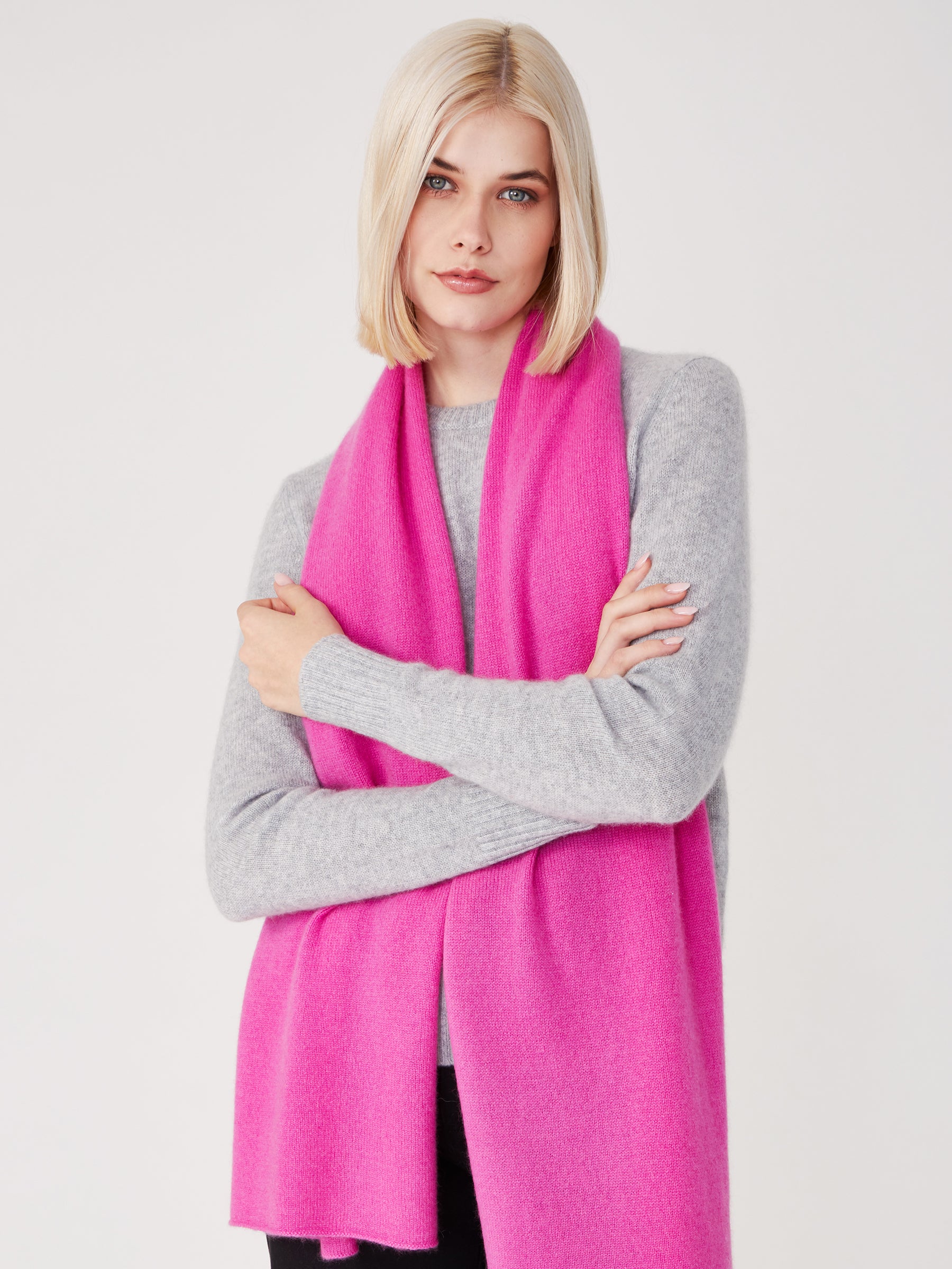 scarf - fuchsia