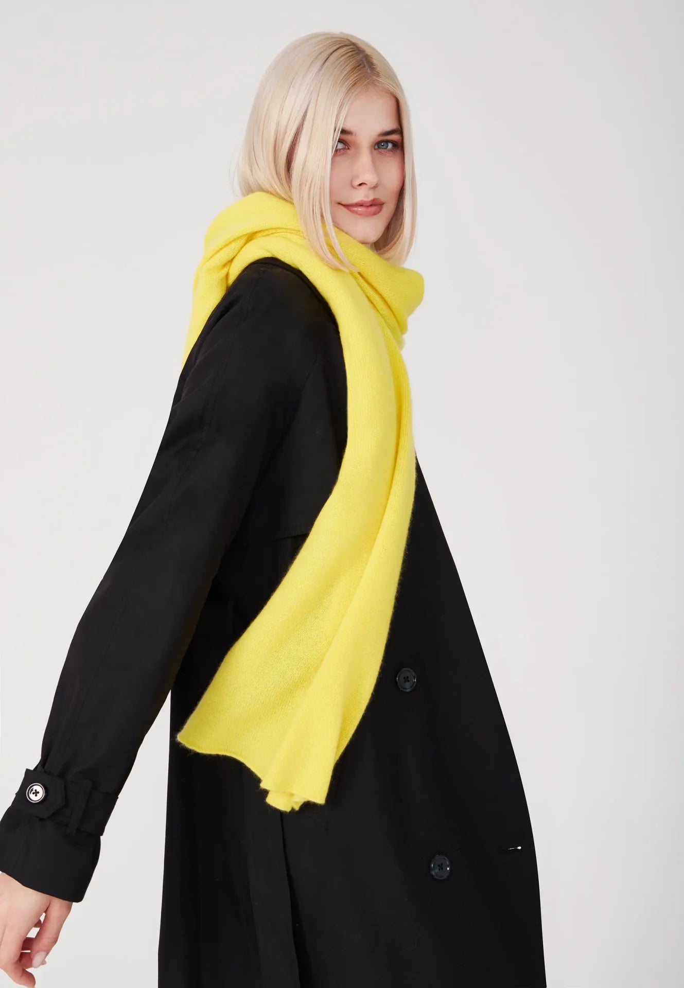 scarf - solar yellow