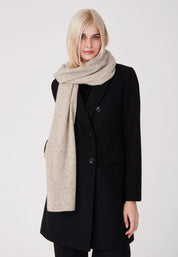 scarf - taupe melange