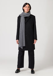 scarf - grey melange