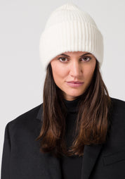 chunky beanie - cream