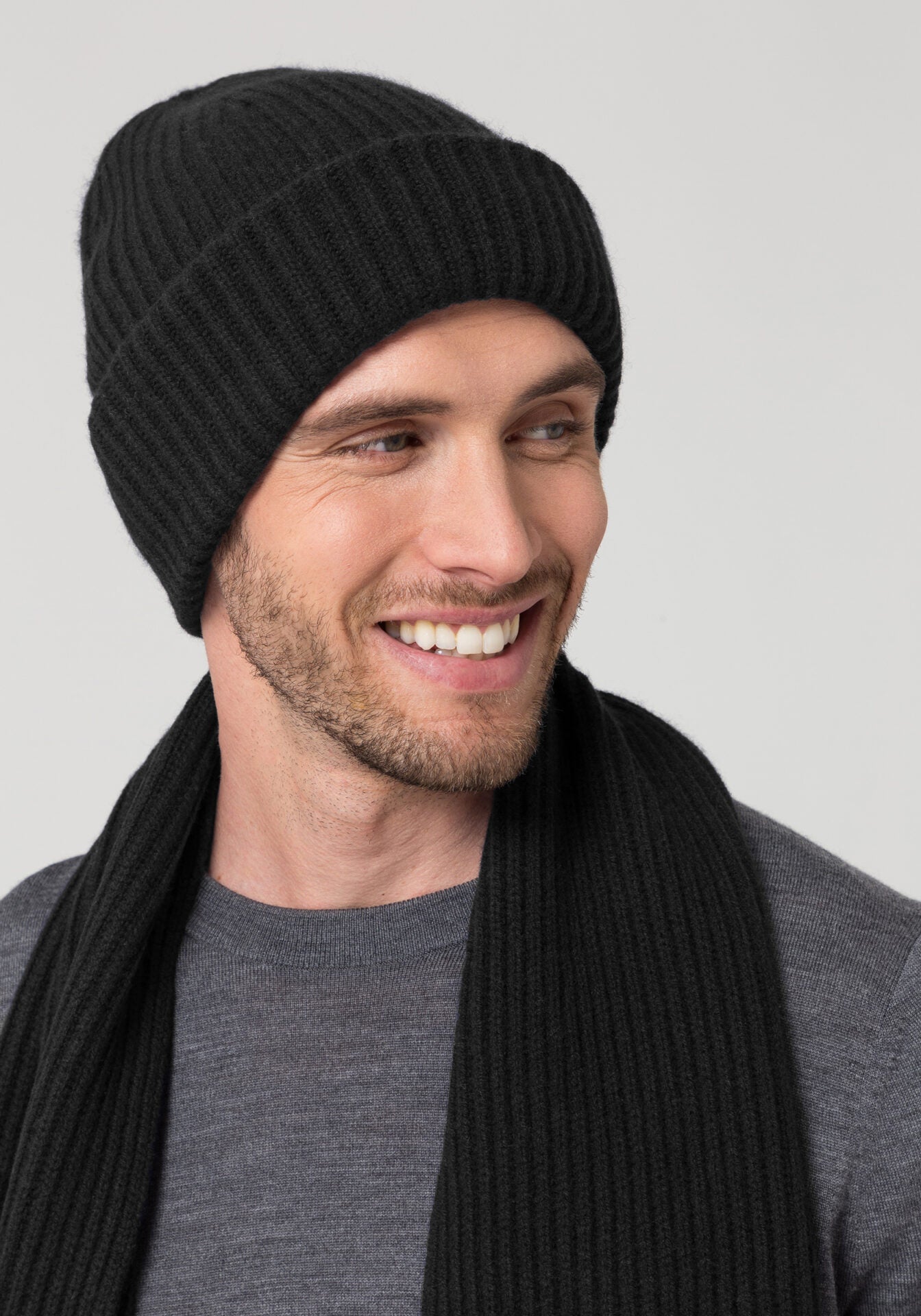 Ripped Beanie, Merinowolle & Kaschmir