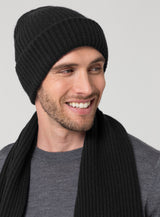 Ripped Beanie, Merinowolle & Kaschmir