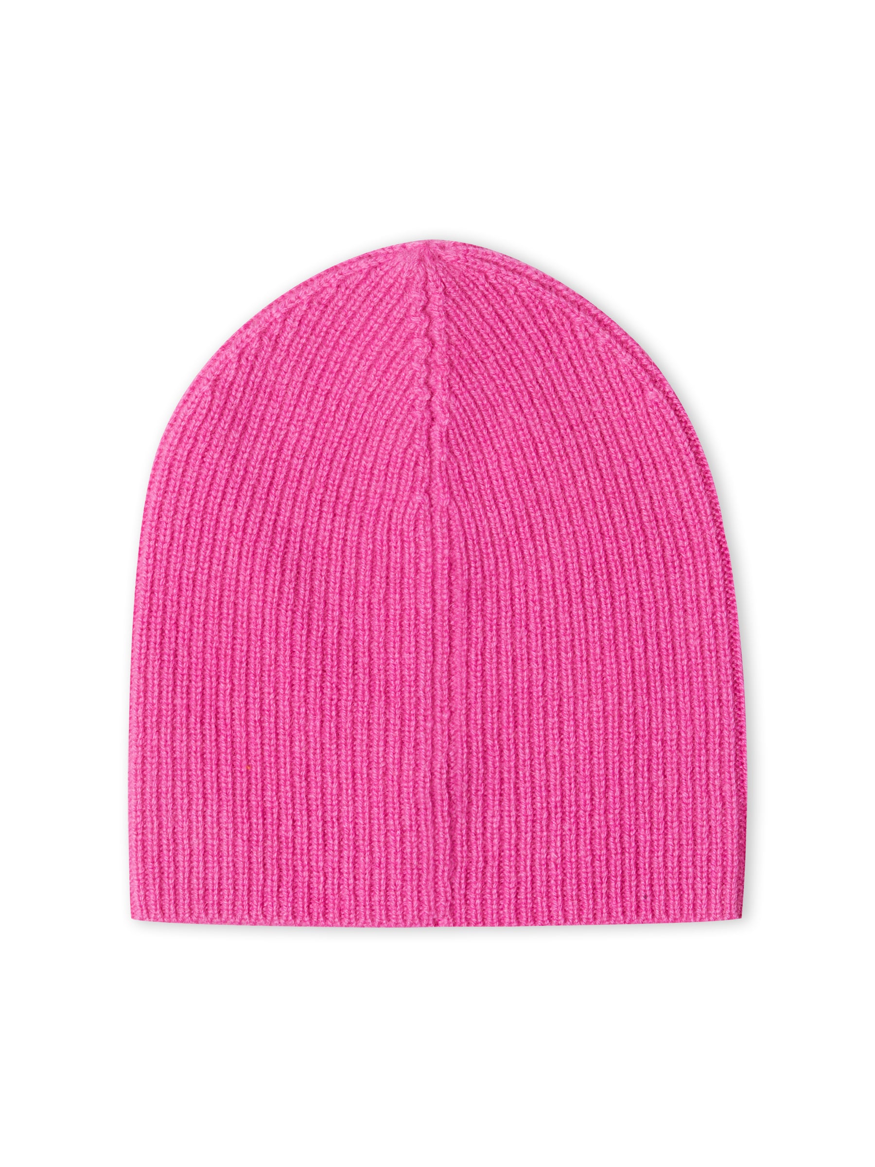 Ripped Beanie - fuchsia