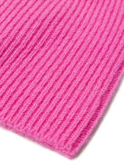 Ripped Beanie - fuchsia