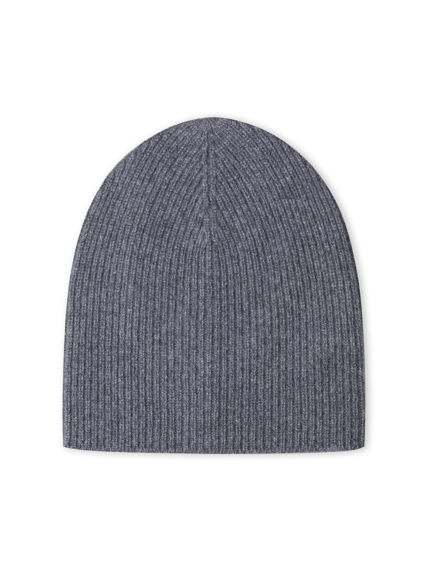 Ripped Beanie - grey melange