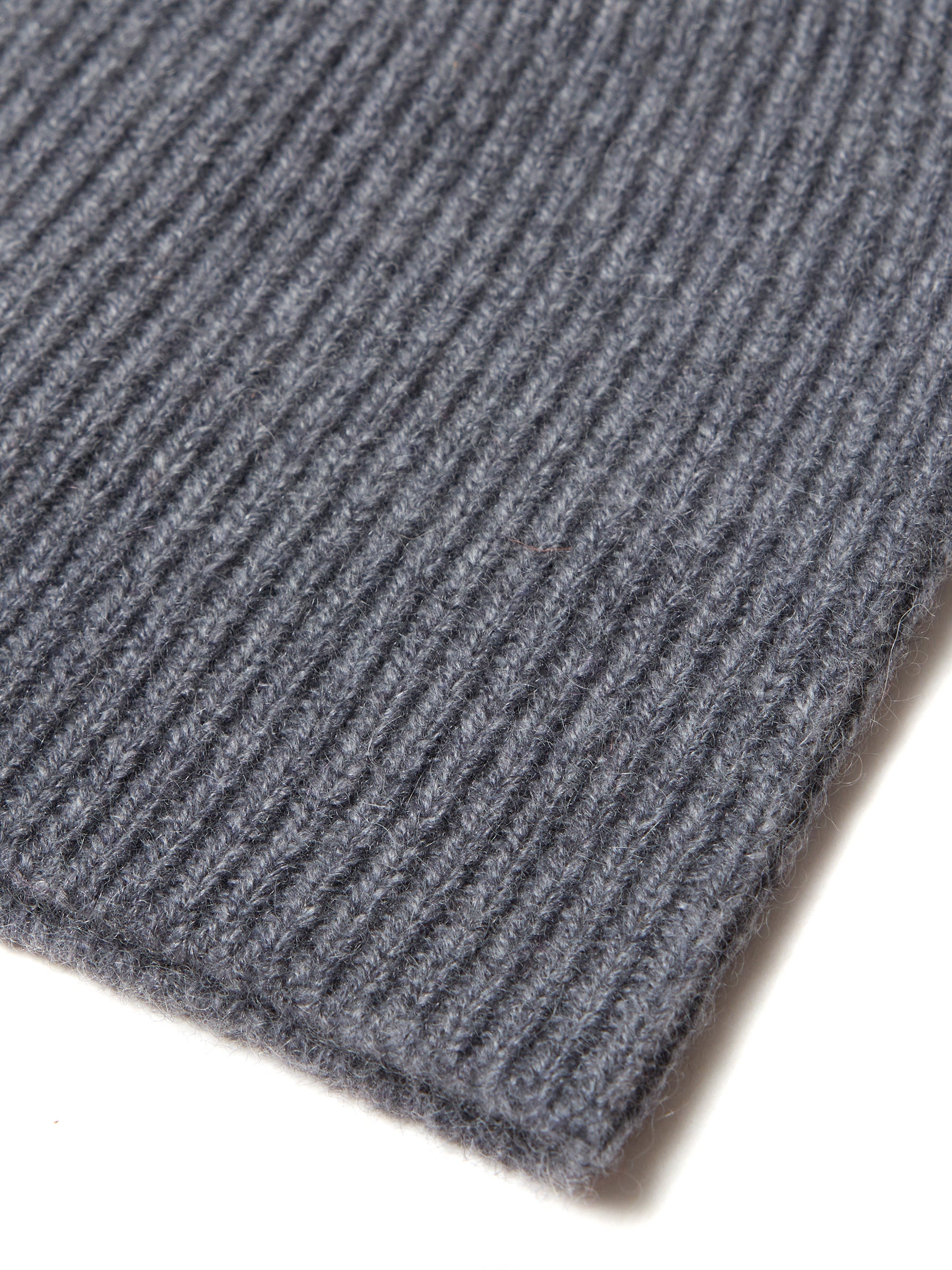 Ripped Beanie - grey melange