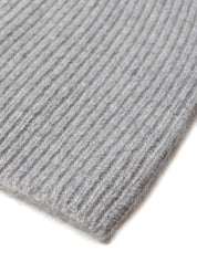 Ripped Beanie - light grey melange
