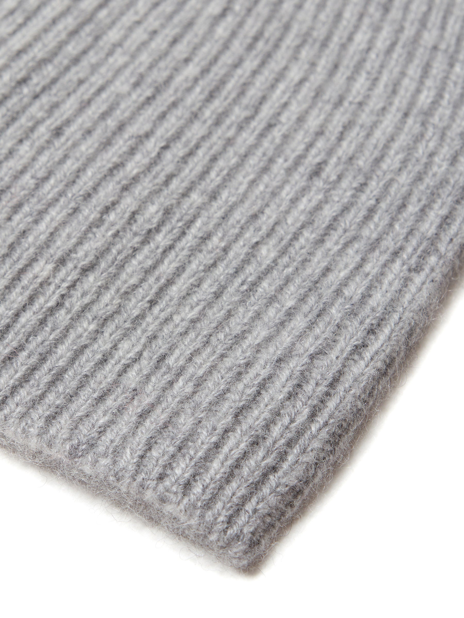 Ripped Beanie - light grey melange