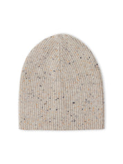 Ripped Beanie - taupe melange