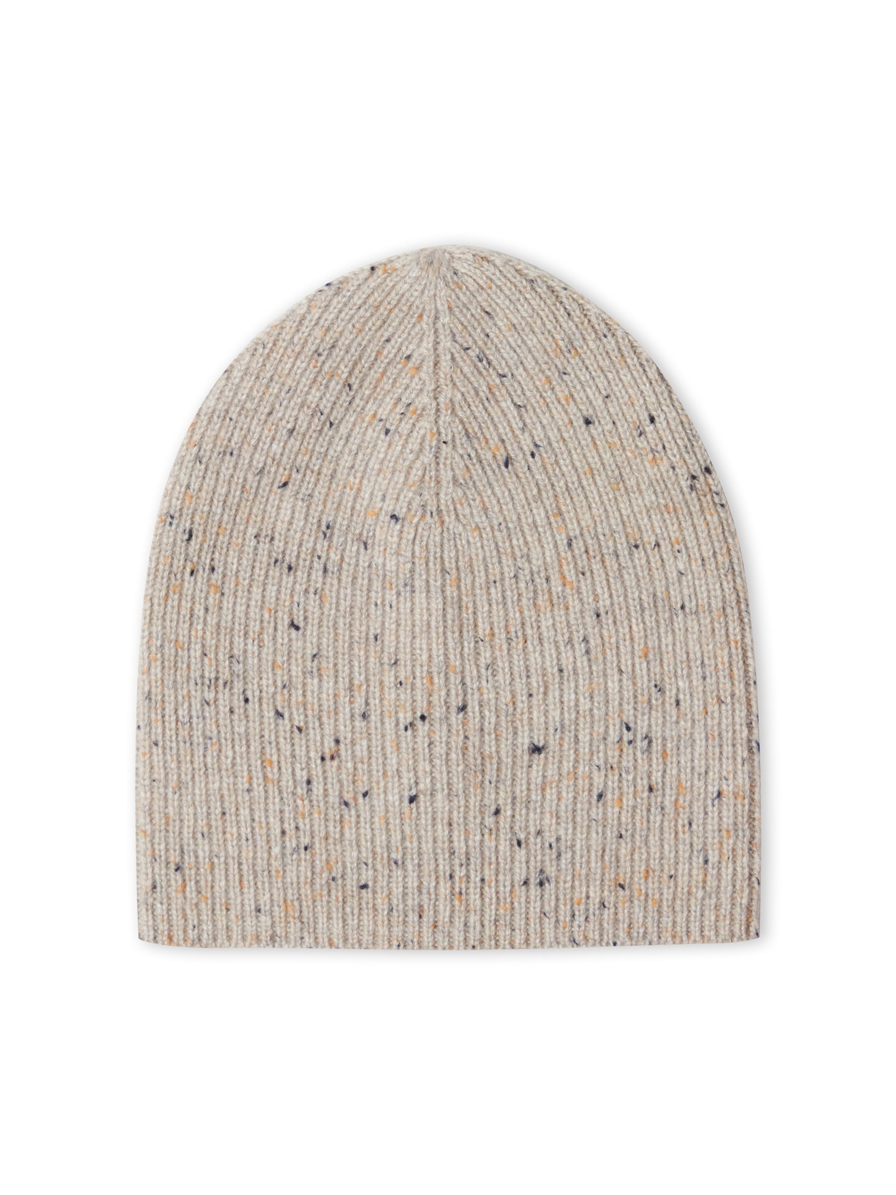 Ripped Beanie - taupe melange