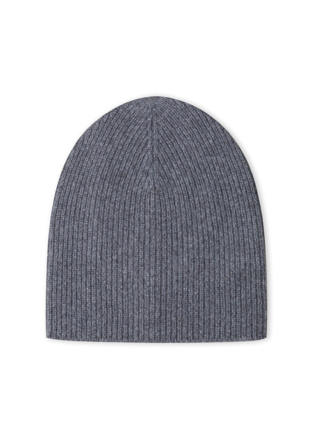 Ripped Beanie - grey melange
