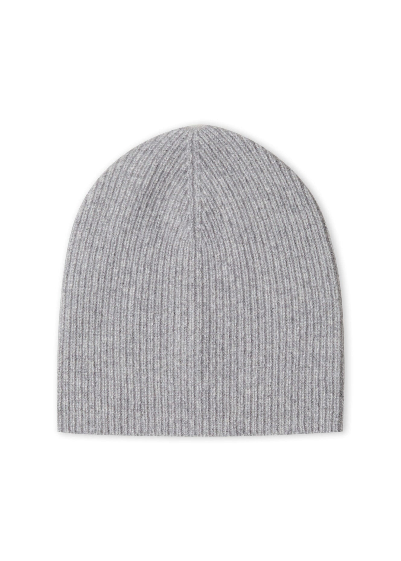 Ripped Beanie - light grey melange