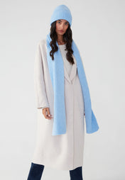 melange scarf - blue