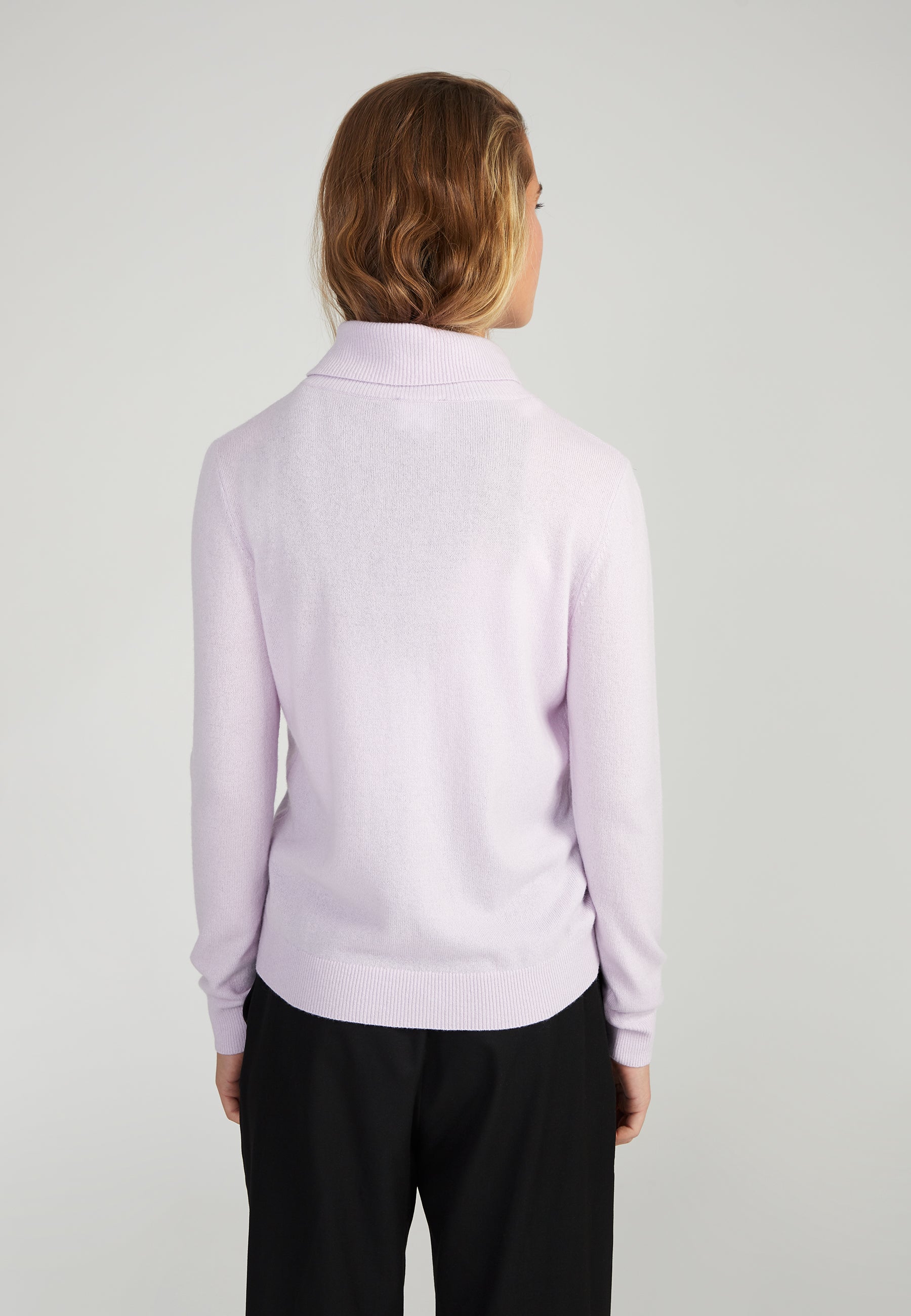 Classic Rollkragenpullover- lavender