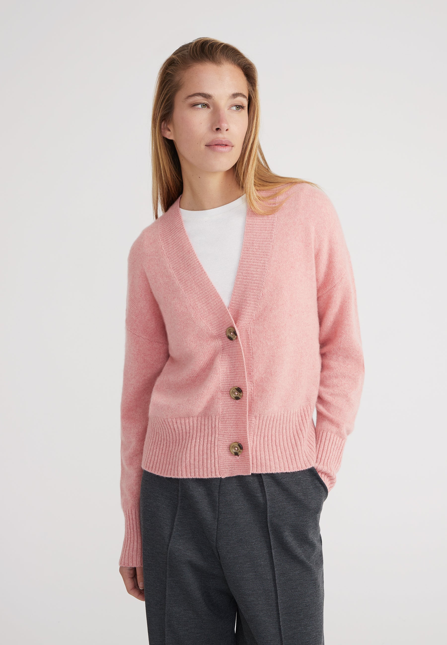 Cardigan - coral