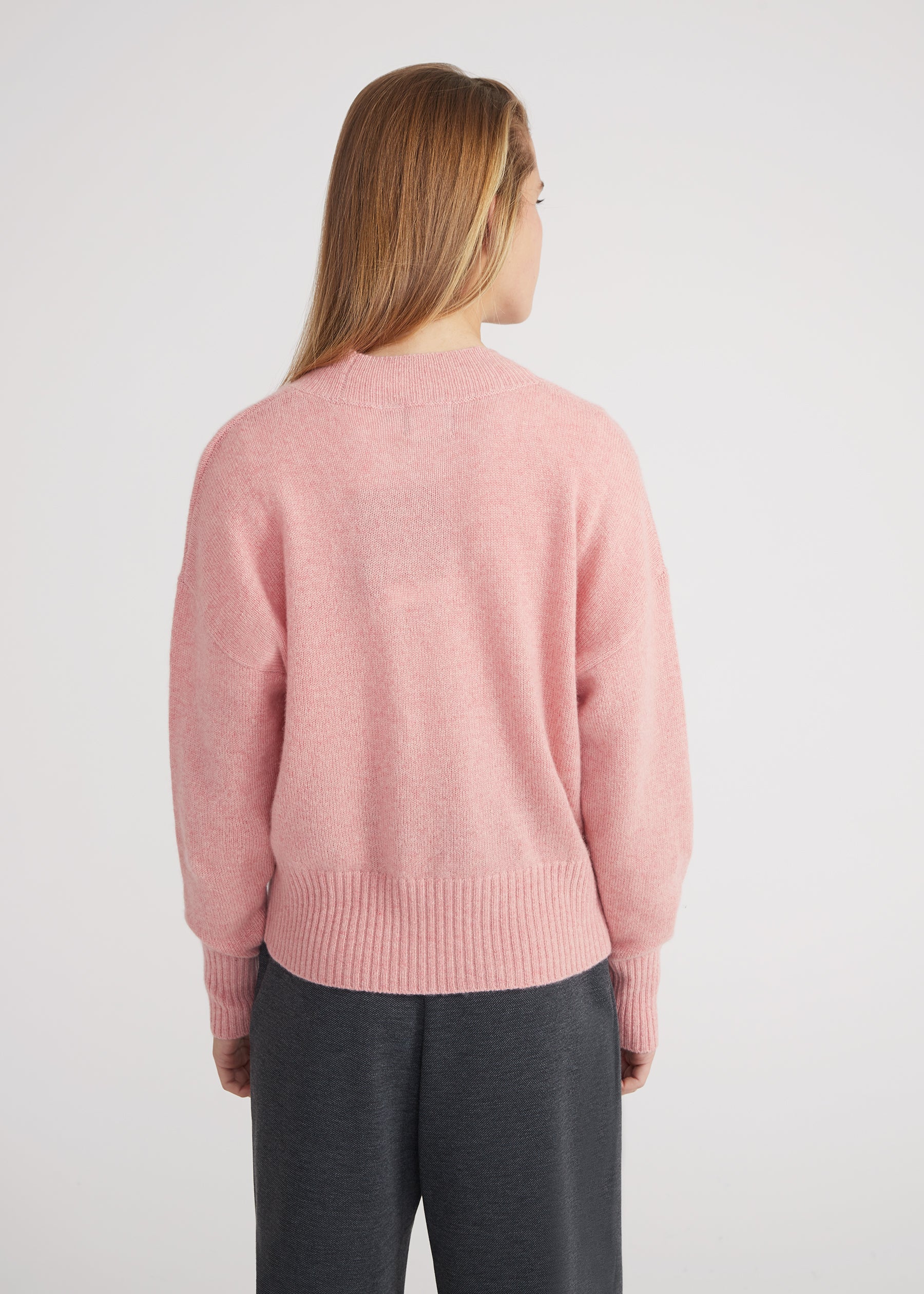 Cardigan - coral melange