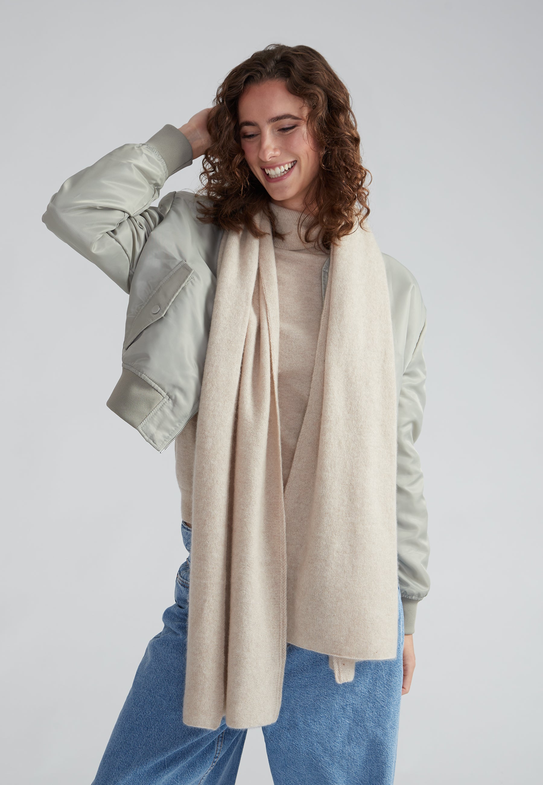scarf - sand