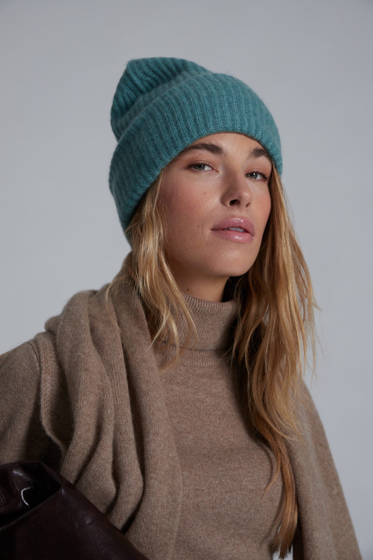chunky beanie - mint