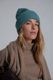 chunky beanie - mint