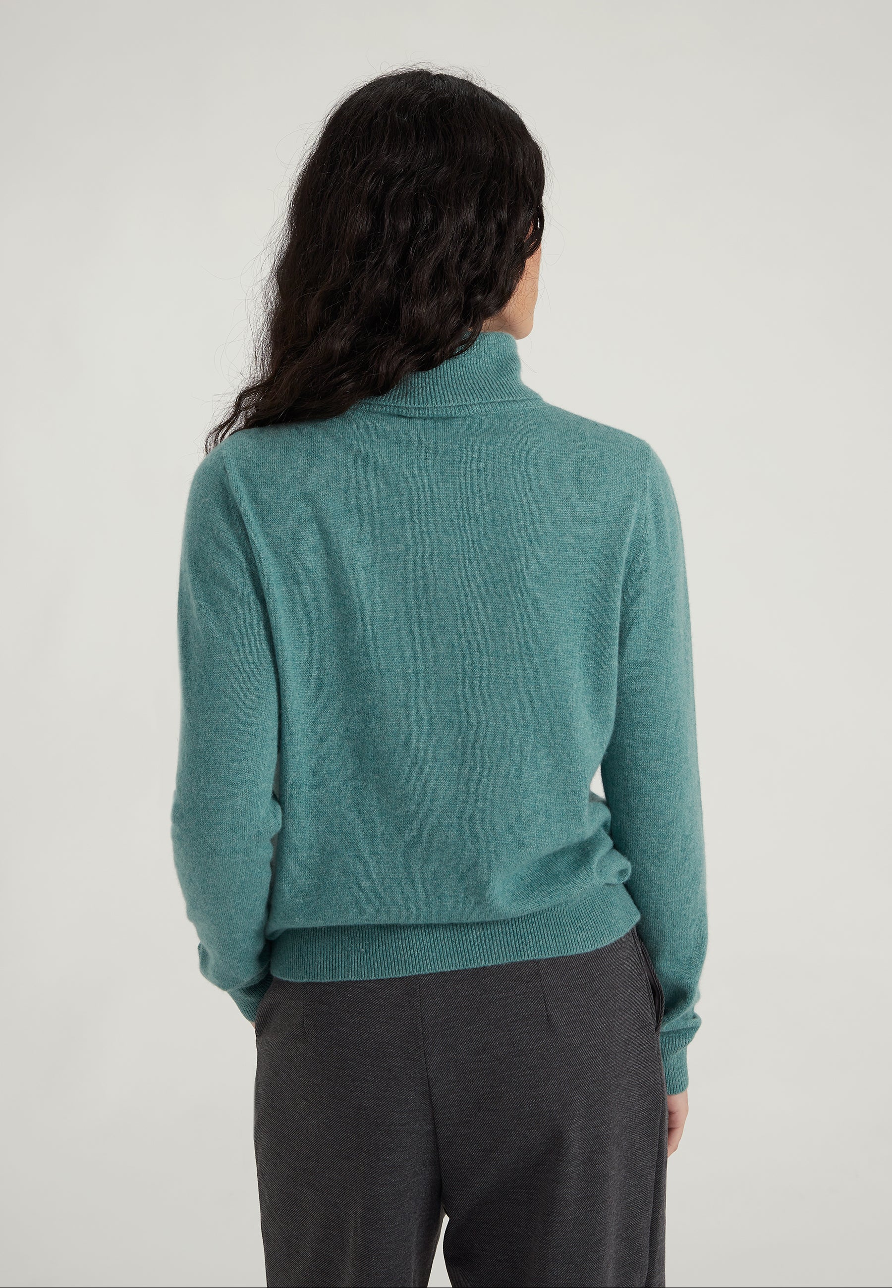 Classic Rollkragenpullover- mint
