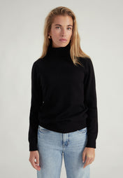 Classic Rollkragenpullover- black