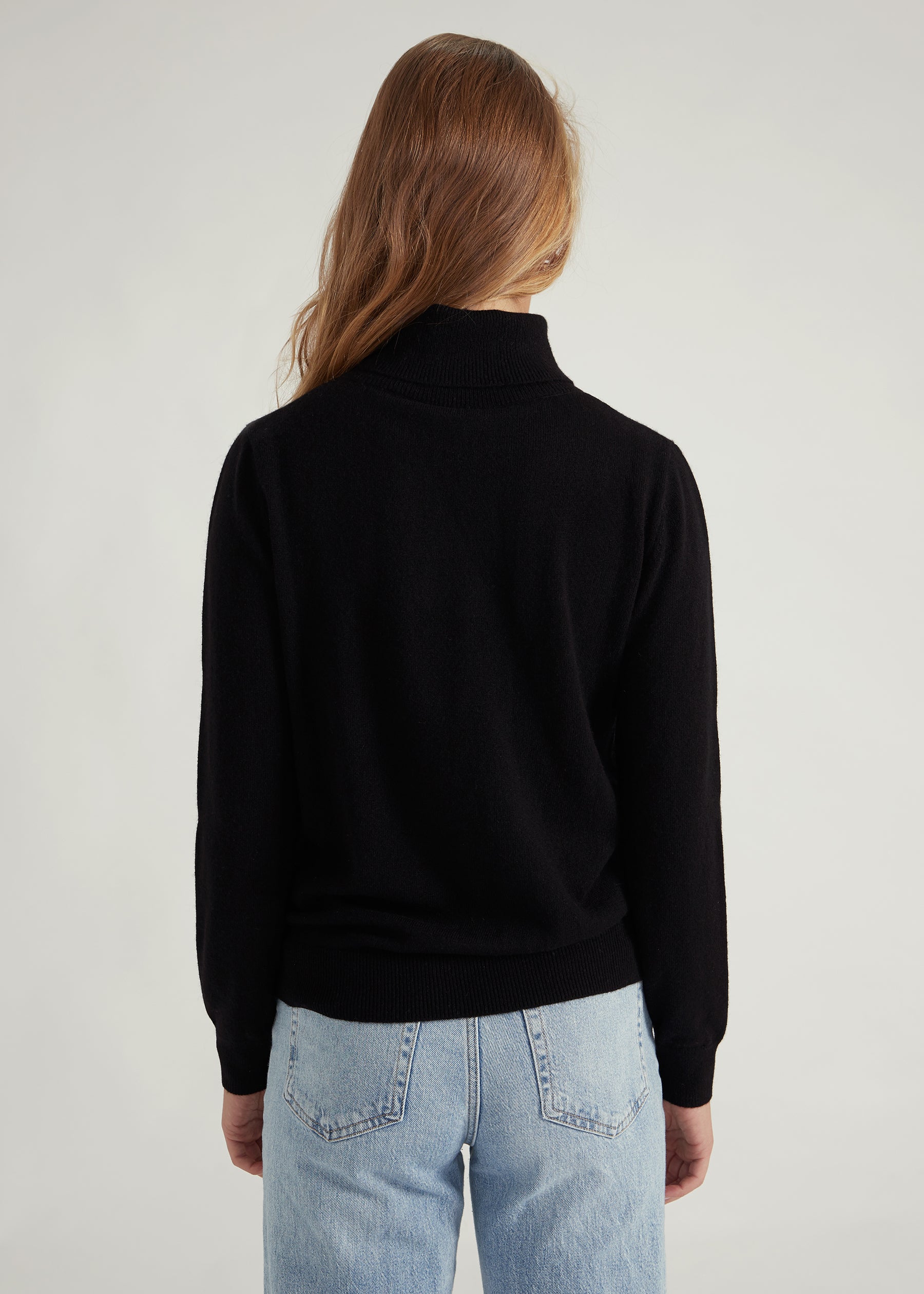 Classic Rollkragenpullover- black