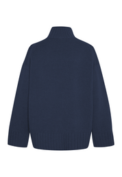 Herren Oversized Kaschmirblend Boxy Rollkragenpullover